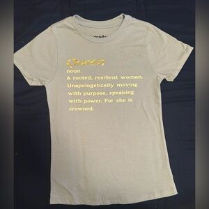 Legendary Rootz “Queen Definition” Tee XS | Empowering Graphic Tee |